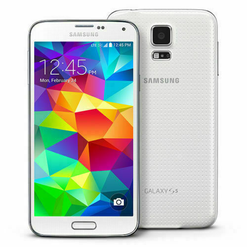 Samsung Galaxy S5 SM-G900 4G LTE GSM Unlocked ATT T-Mobile 16GB White Good B+ US