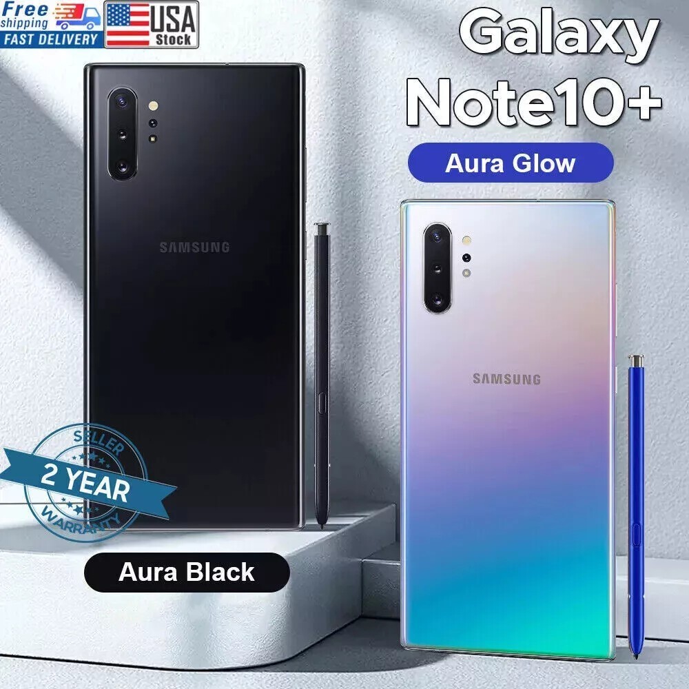 🔥NEW Sealed Samsung Galaxy Note10+ Plus Unlocked Smartphone SM-N975U 12GB+256GB