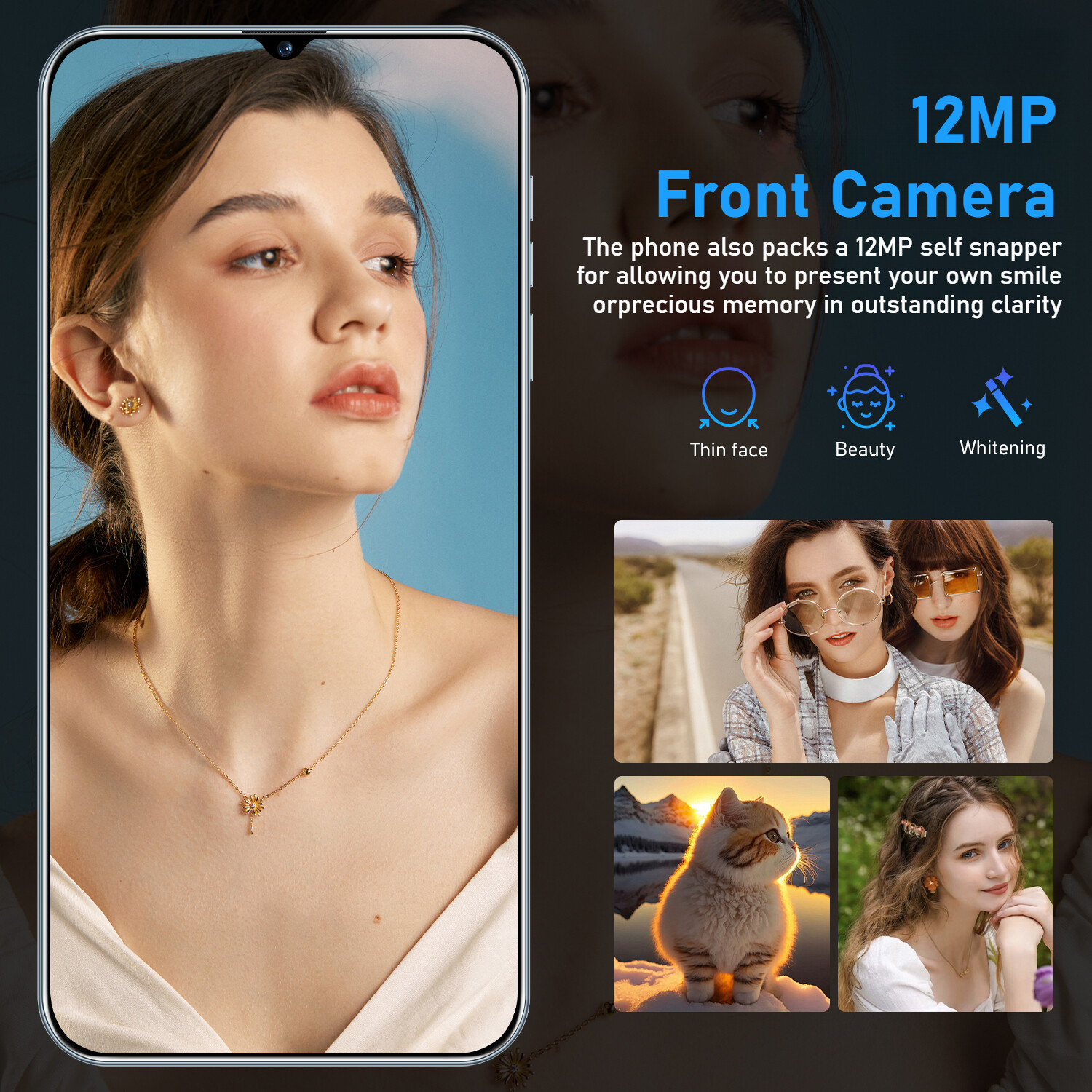 Reno11 Pro Smartphone Android 6.5” Unlocked 4+64GB 5000mAh 12+24MP Dual Camera