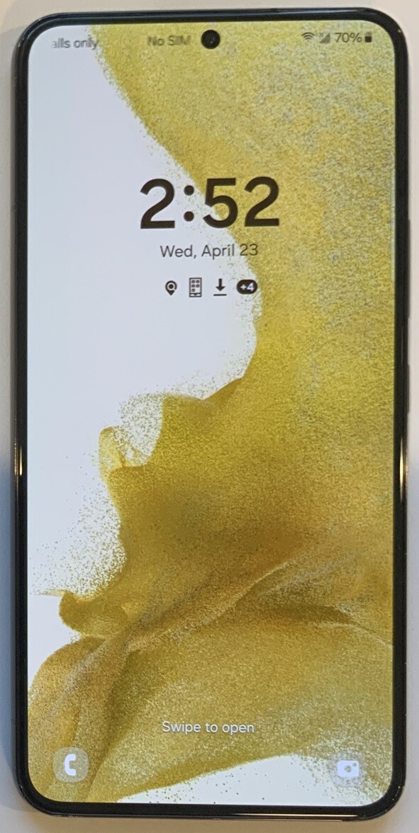 GSM UNLOCKED, SAMSUNG GALAXY S22, SM-S901U 128GB SMARTPHONE WITH NO SCREEN BURN