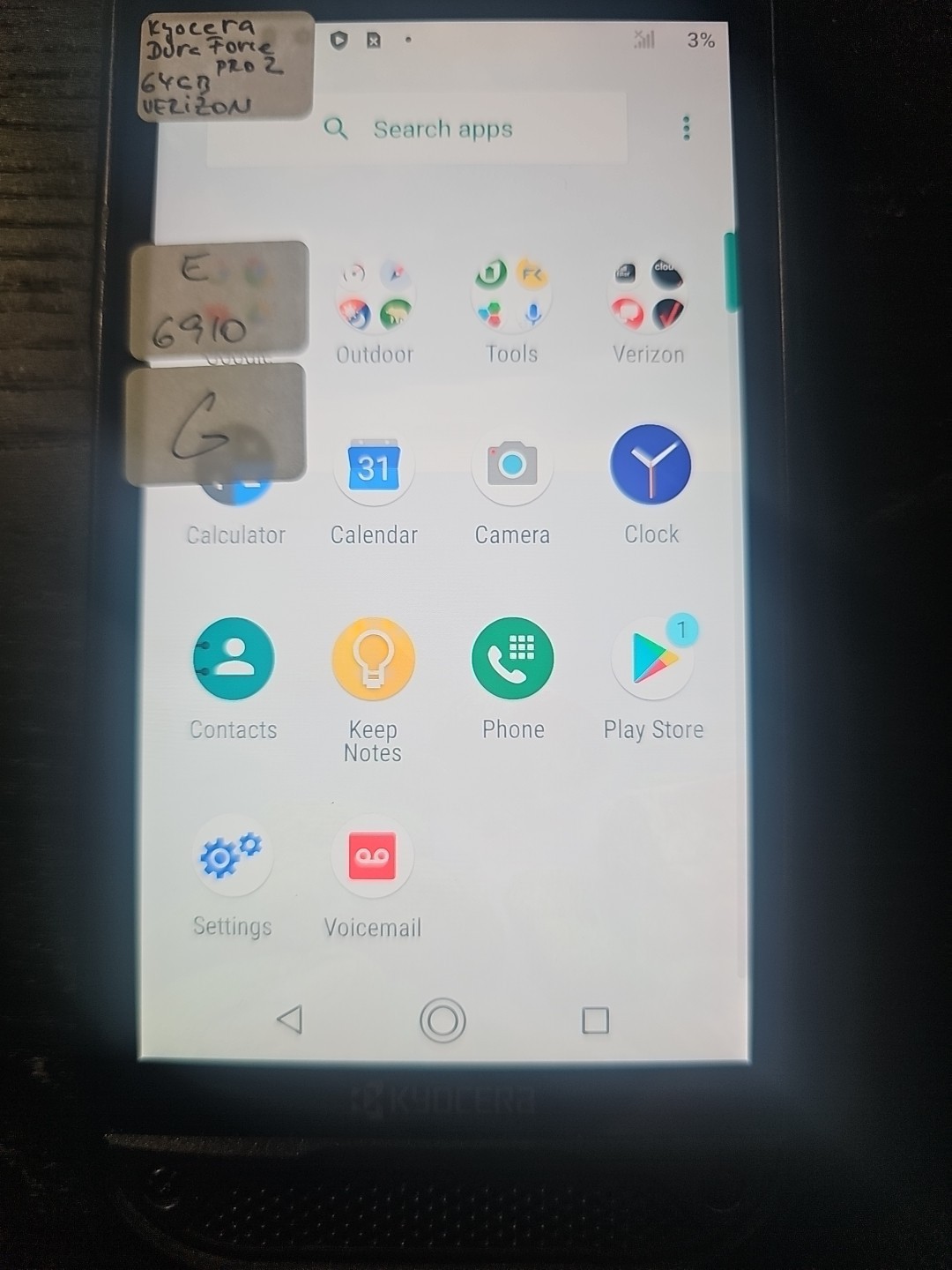 kyocera duraforce pro 2 e6910 verizon