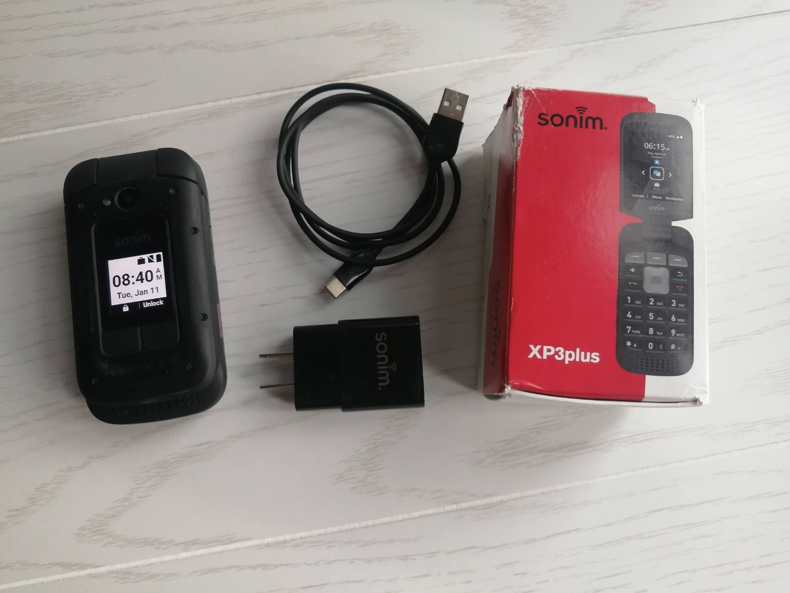 Sonim XP3plus – 16 GB – Black (Unlocked)