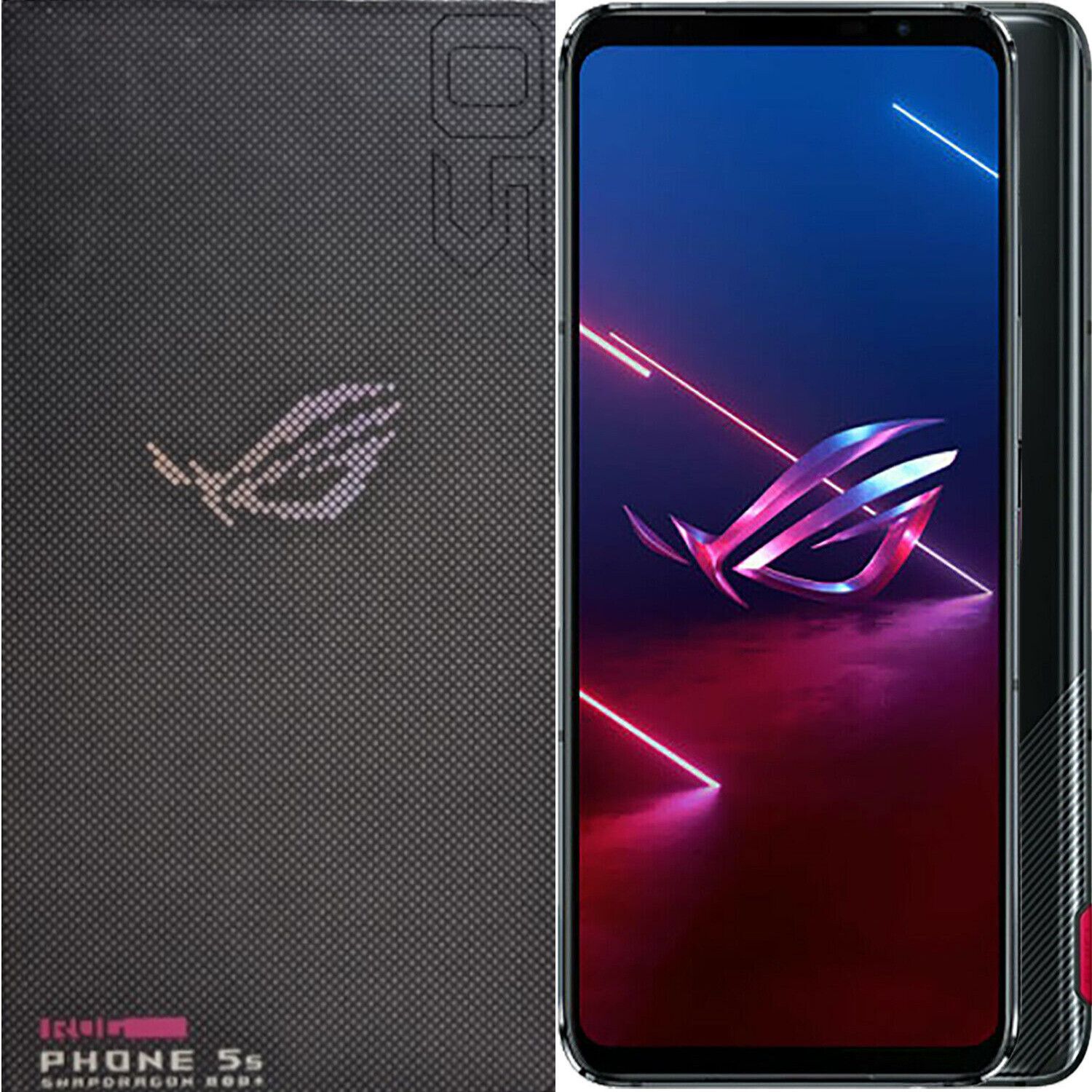 BNIB Asus ROG Phone 5s Dual-SIM 128GB + 12GB Black Factory Unlocked 5G GSM