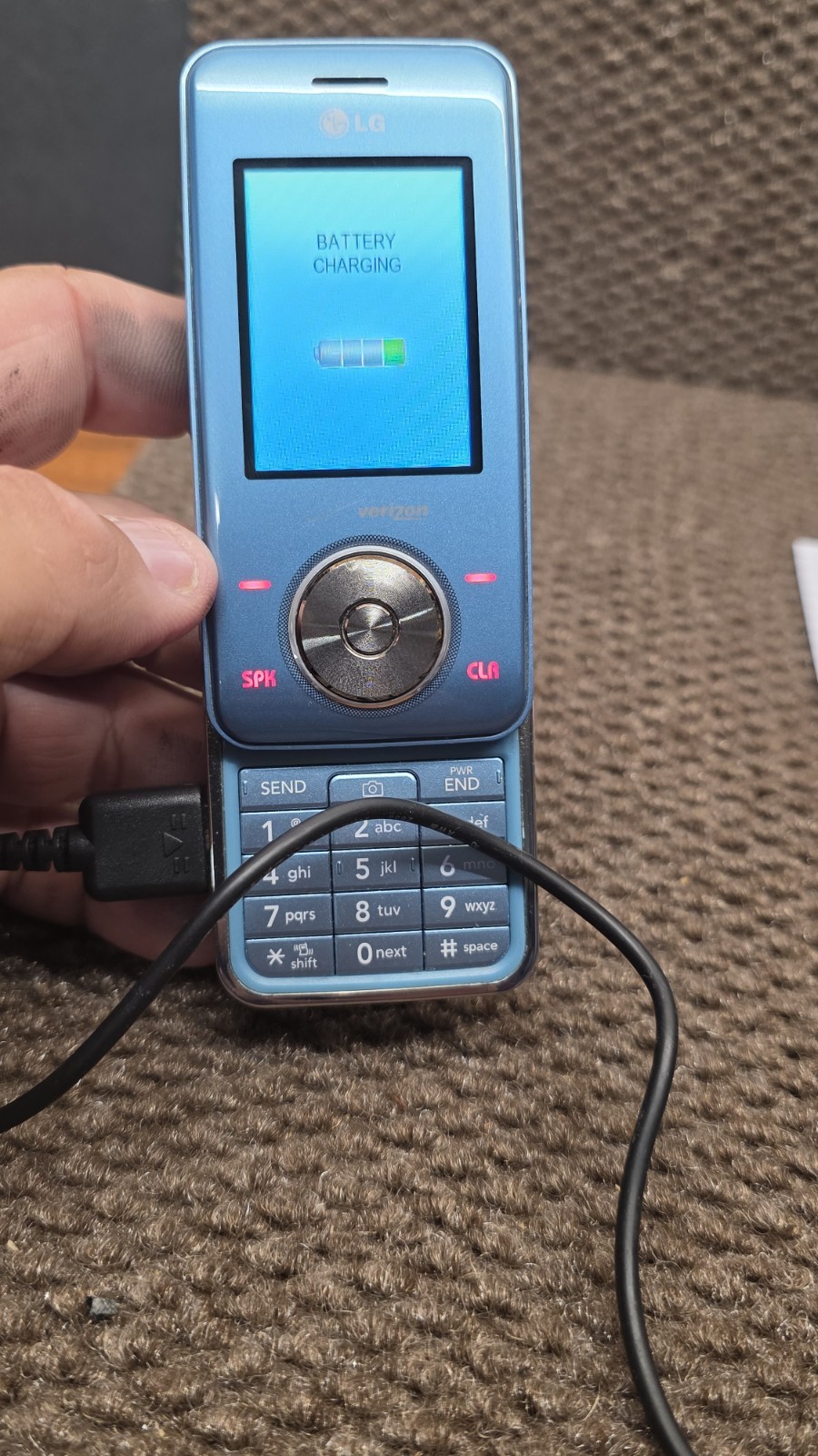 Verizon Lg Chocolate ‘Ice Blue’ – Model VX8550A – W/BOX