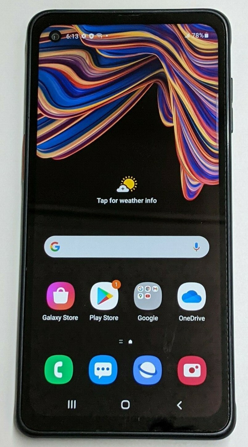 Samsung Galaxy XCover Pro SM-G715U – 64GB – GSM Black Unlocked (Dual-SIM)