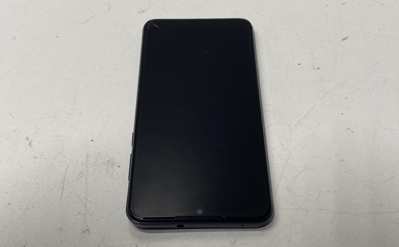 Motorola Moto G Pure Smartphone Blue Tested Factory Reset Cracked Screen