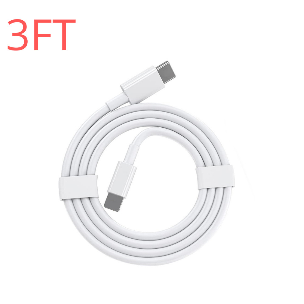 20W Fast Charger Wall Adapter + 3FT USB-C Cable For Apple iPhone 15 14 13 12 11