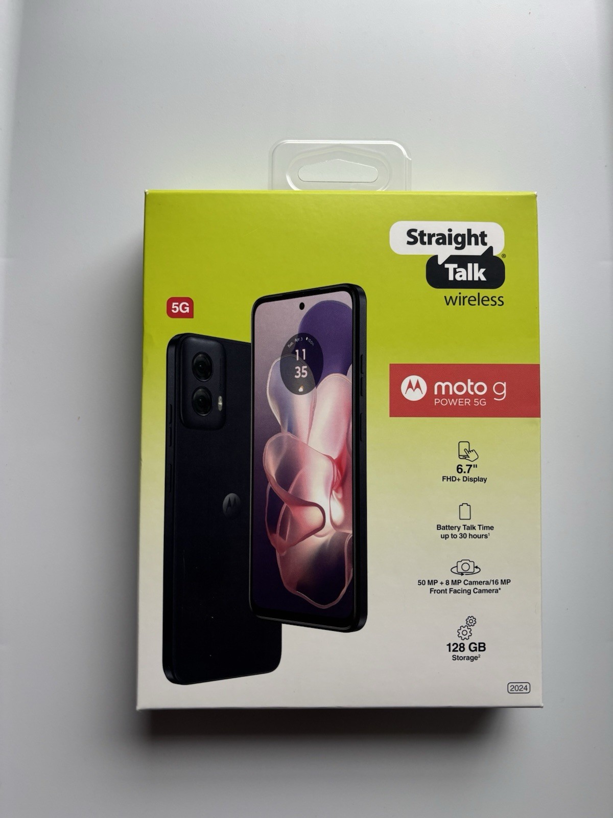 Motorola Moto G Power 5G 2024 XT2415V 128GB Black StraightTalk Smartphone 10/10