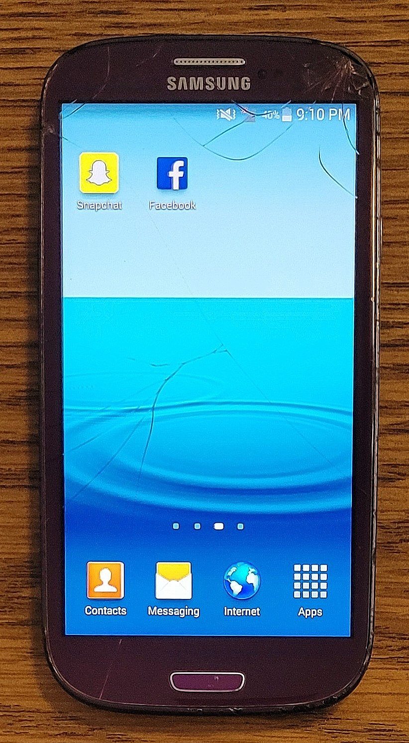 Samsung Galaxy S3 SPH-L710 – Purple ( Sprint ) Smartphone – Very Rare Color/READ