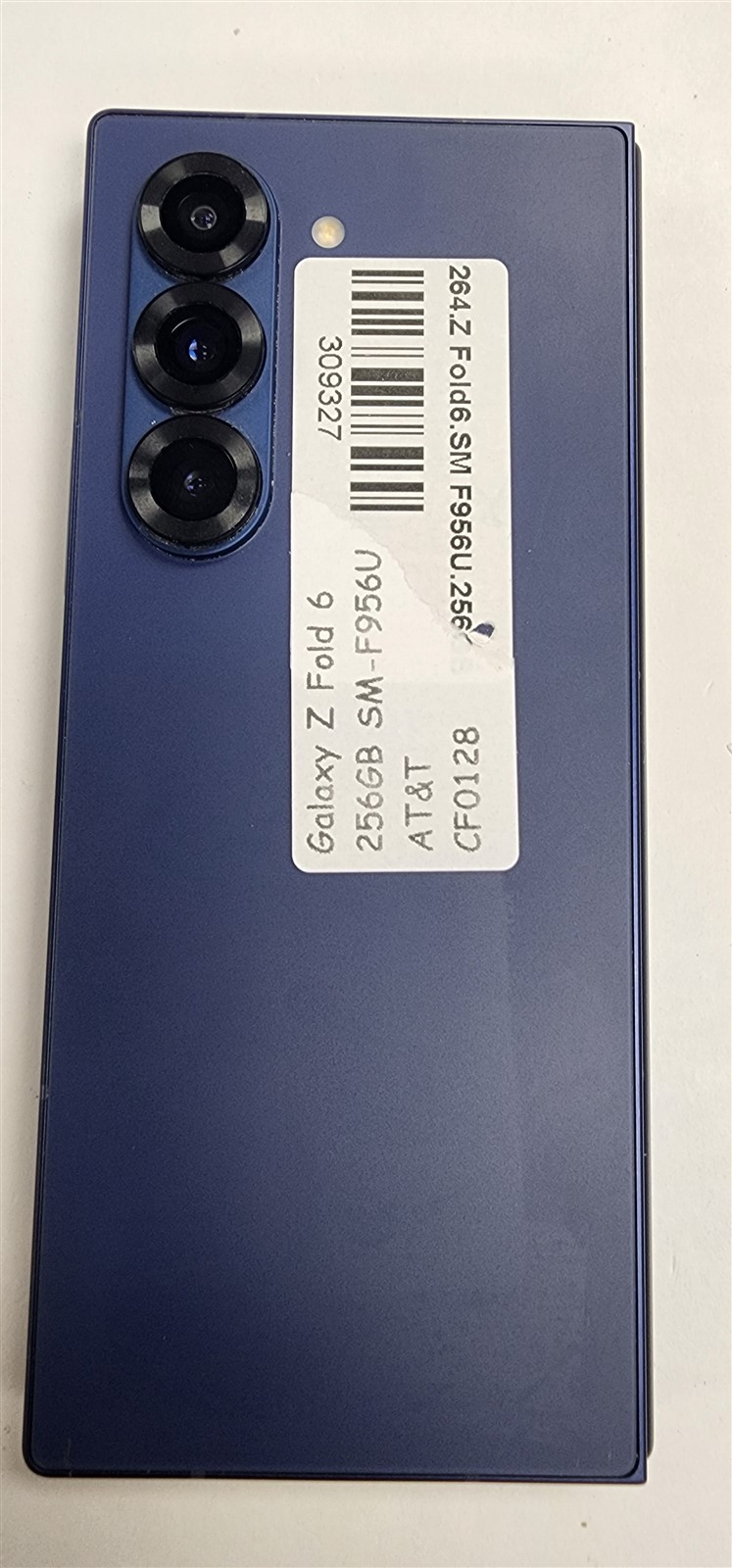 Samsung Galaxy Z Fold 6 256GB Blue SM-F956U (AT&T) – Android Smartphone – CF0128