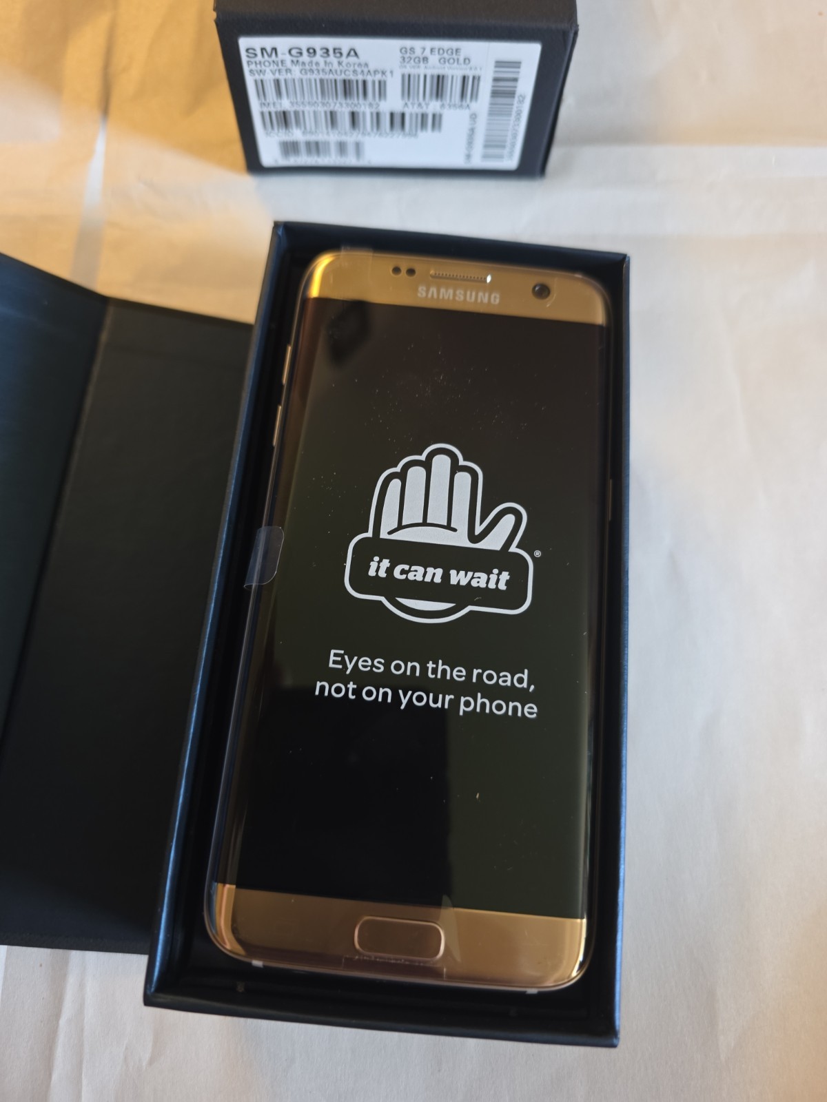 Samsung Galaxy S7 Edge G935A 32GB AT&T T- Brand New !! Gold
