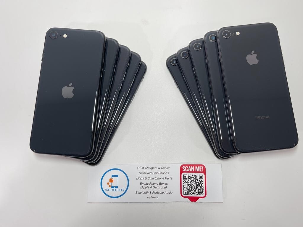 BULK LOT OF 10 Apple iPhone 8 64GB Unlocked Fully Working A-Grade A1863/A1905