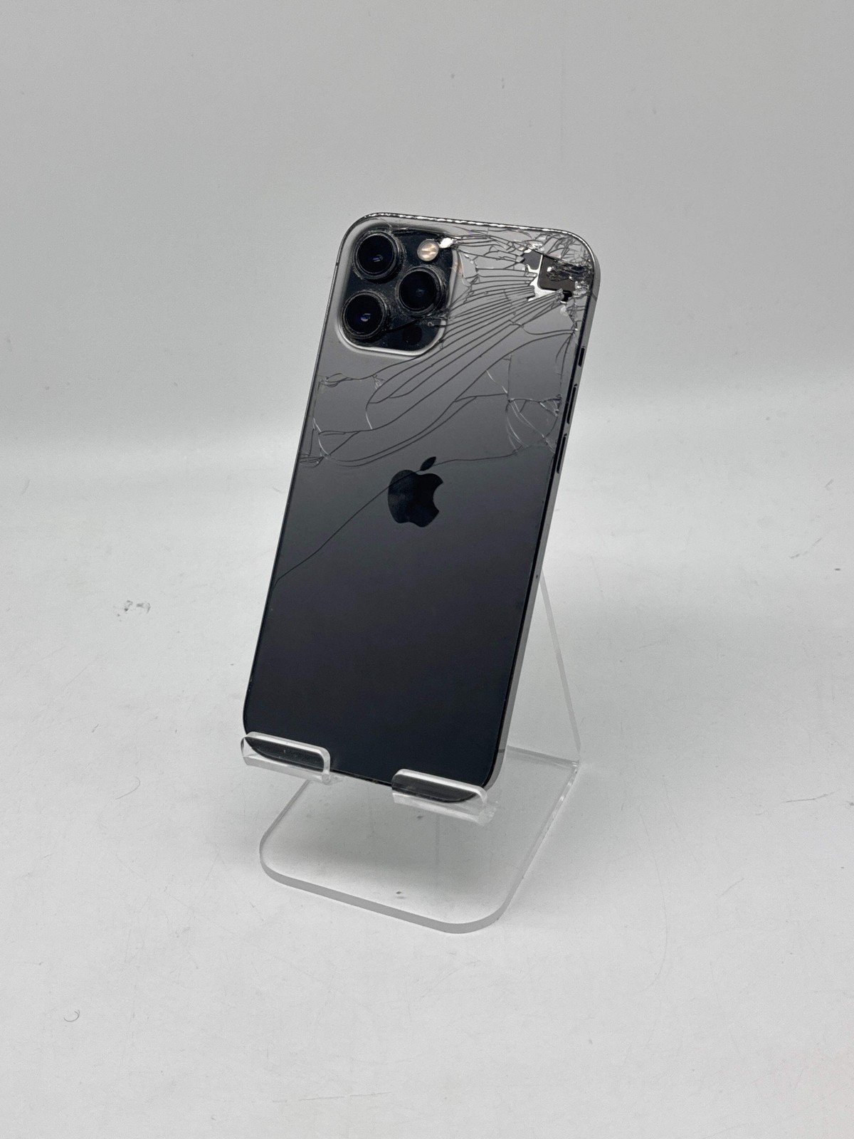 Apple iPhone 12 Pro Max 256GB Factory Unlocked Cracked Back Bad LCD