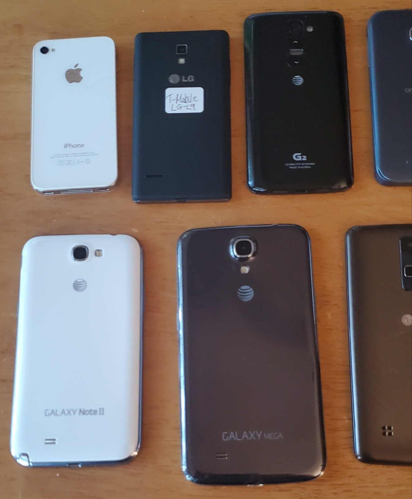 SALE! Lot 9 Samsung Galaxy & iPhones & LG *NO CRACKS Front or Back!! READ