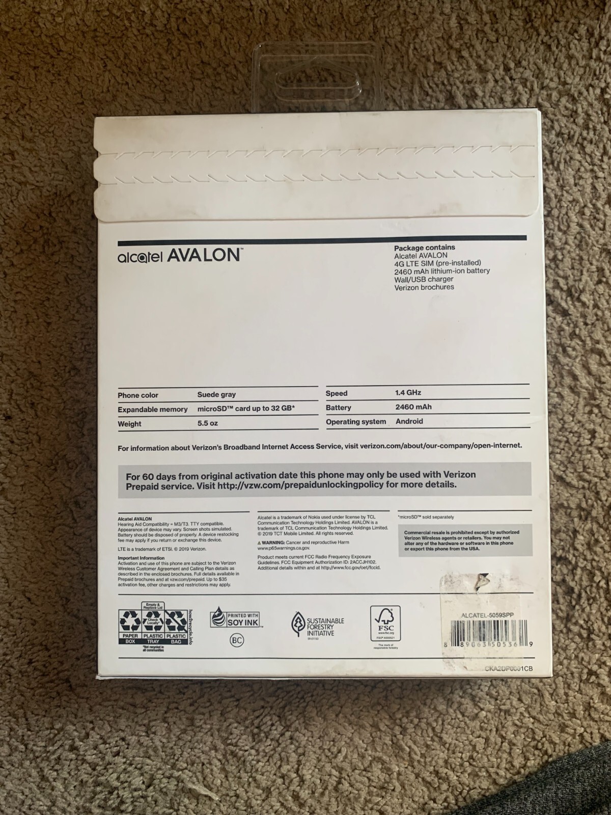 Verizon Wireless: Alcael AVALON