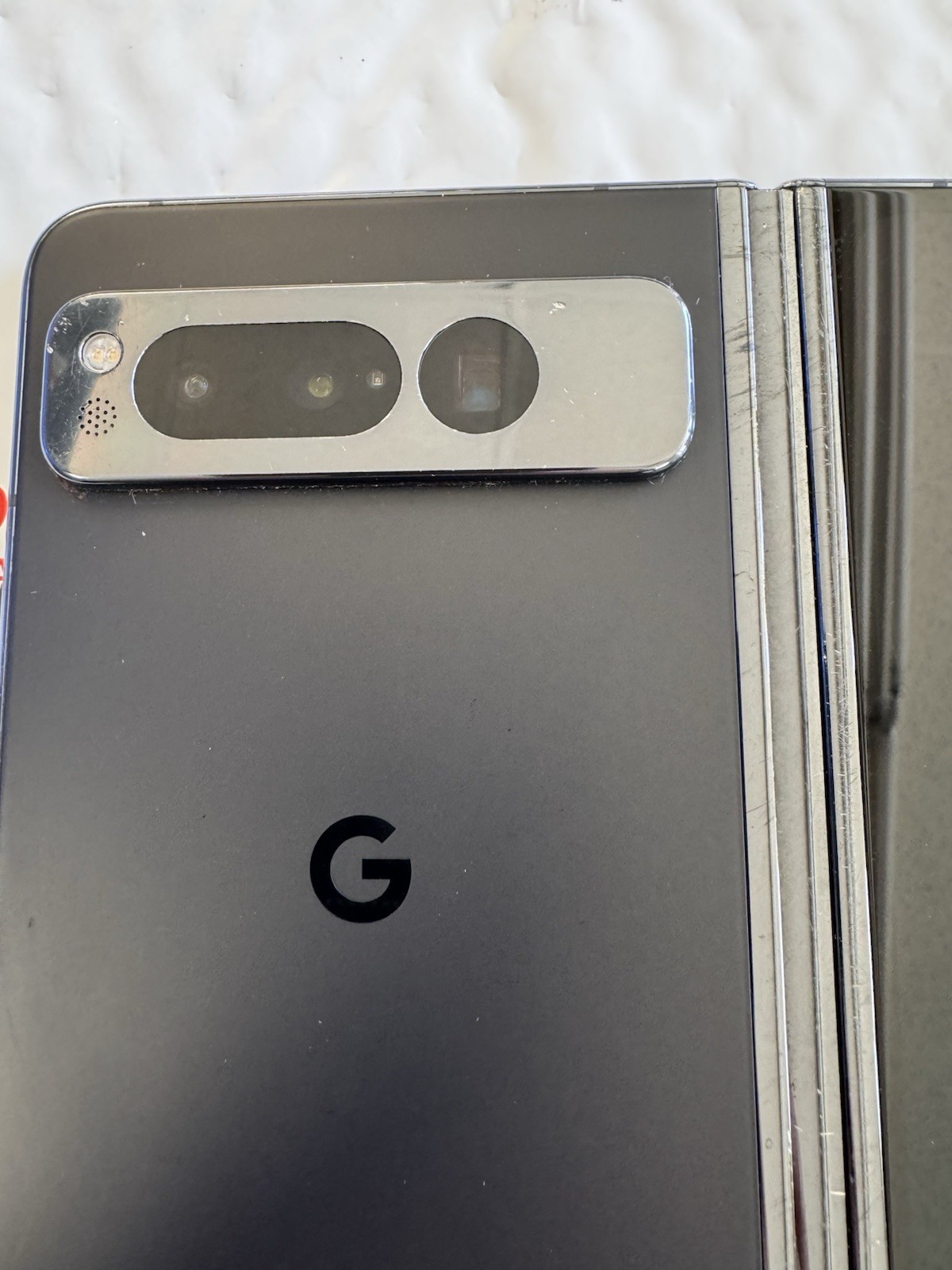 Google Pixel Fold 256GB Porcelain Unlocked Foldable Smartphone G9FPL Fully Funct
