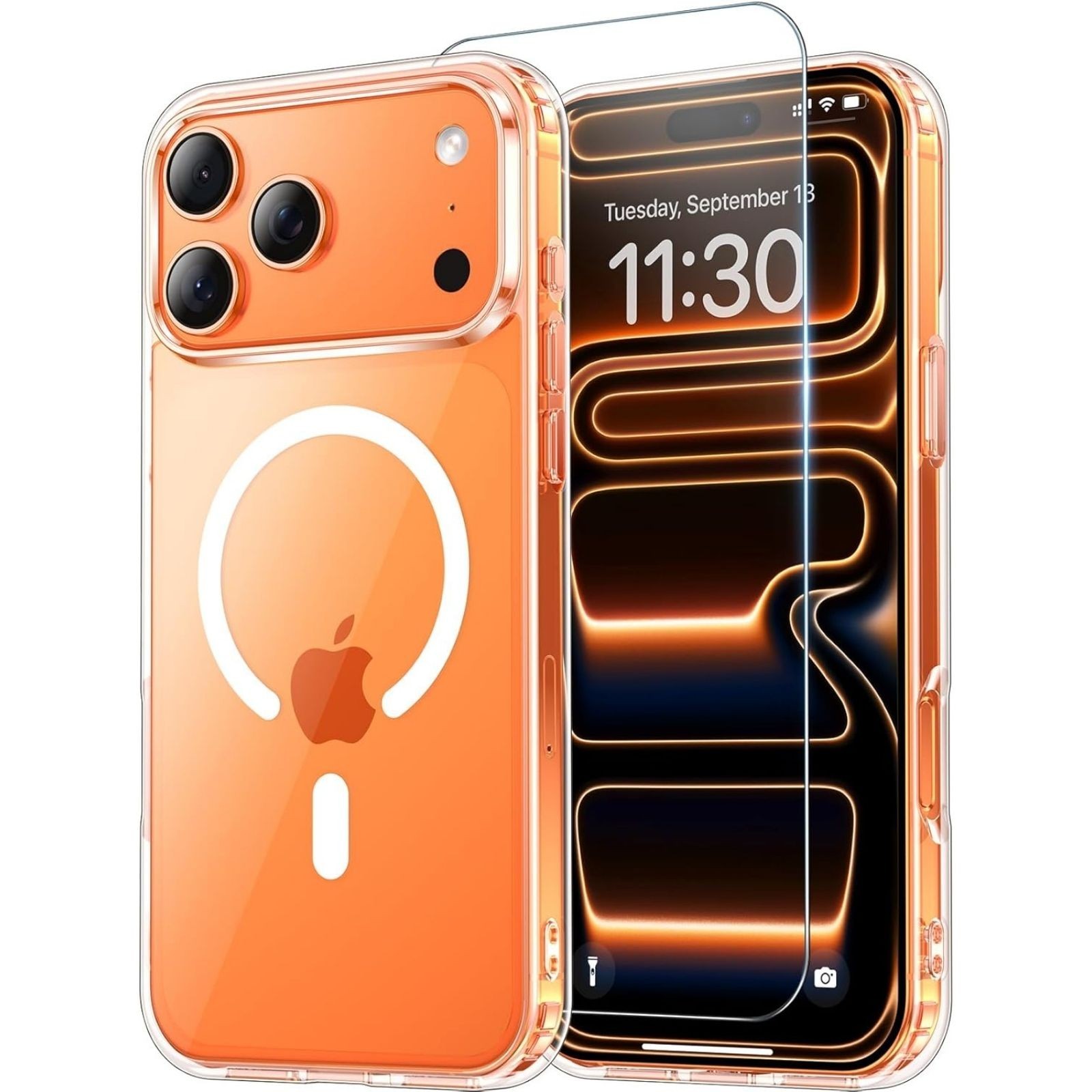 Magnetic for Iphone 17 Pro Max Case [Compatible with Magsafe] Translucent Matte