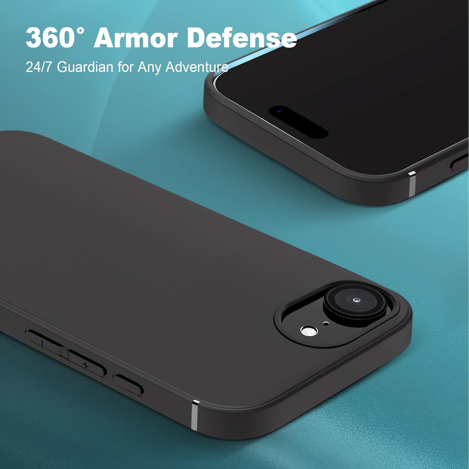 Phone Case & Bumper for iPhone 16e & iPhone 17e 6.1 Inch Anti-Fingerprint Matte