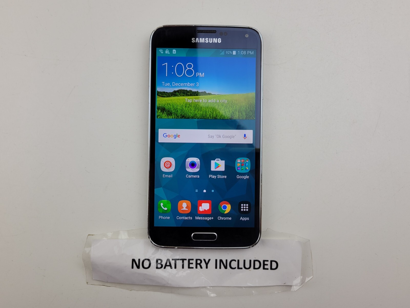 Samsung Galaxy S5 (SM-G900V) 16GB – Black (Unlocked) (Verizon) – J8657