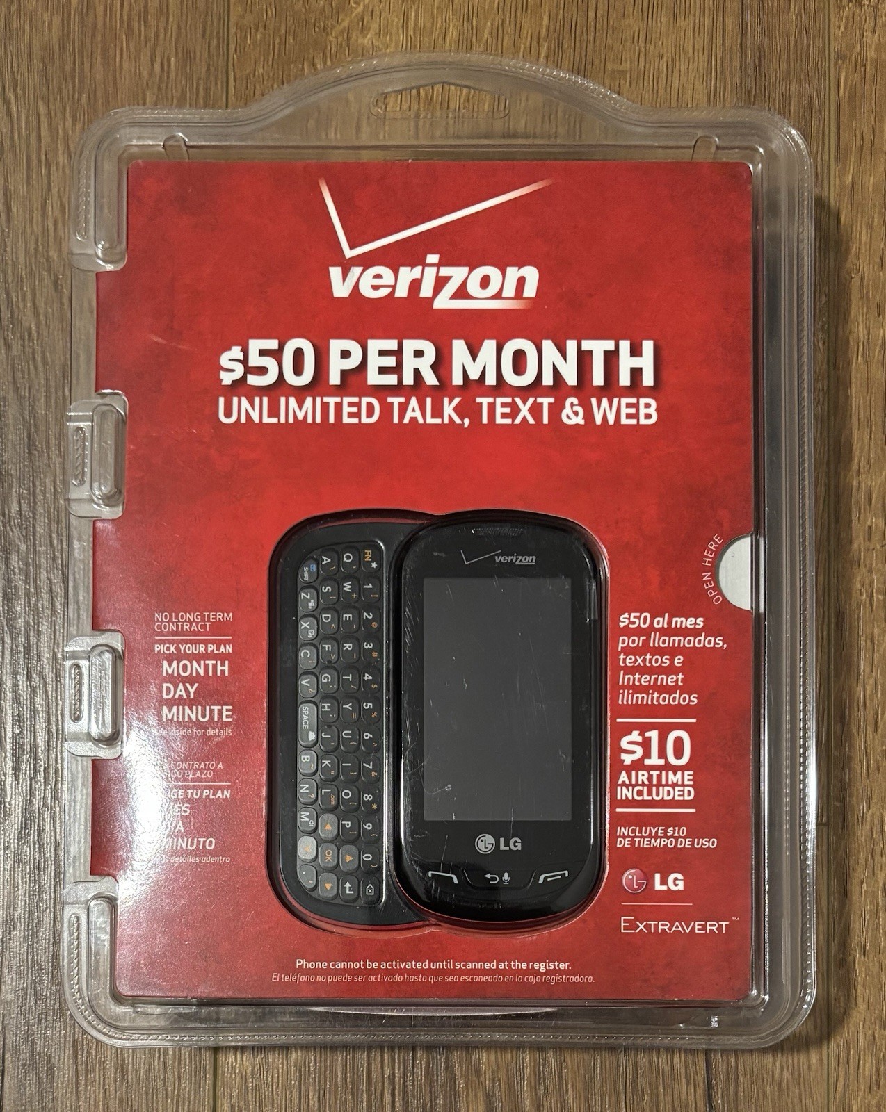 VTG Verizon Package with LG EXTRAVERT (NIP)