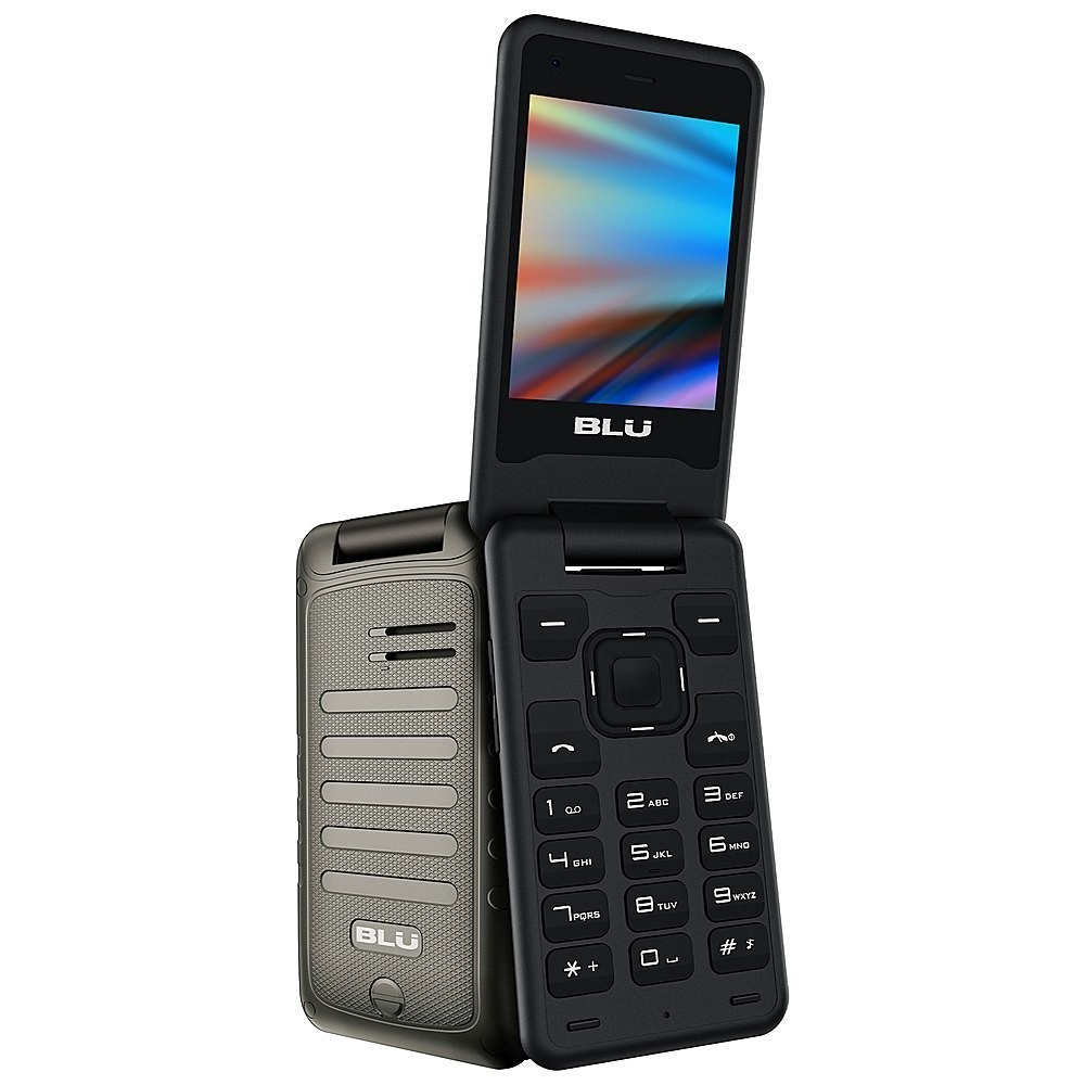 BLU Tank Flip T0100U | 2.8″ Display| 2022|GSM Unlocked|4G LTE Flip Phone|Bronze