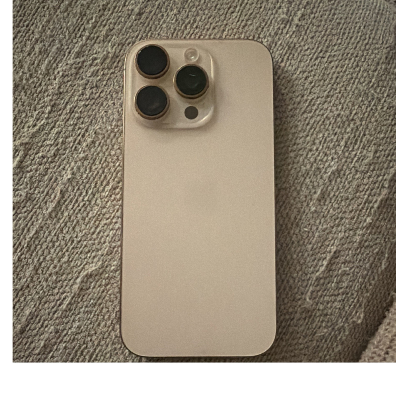 Apple Gold Smartphone with Triple Rear Camera Bar Style