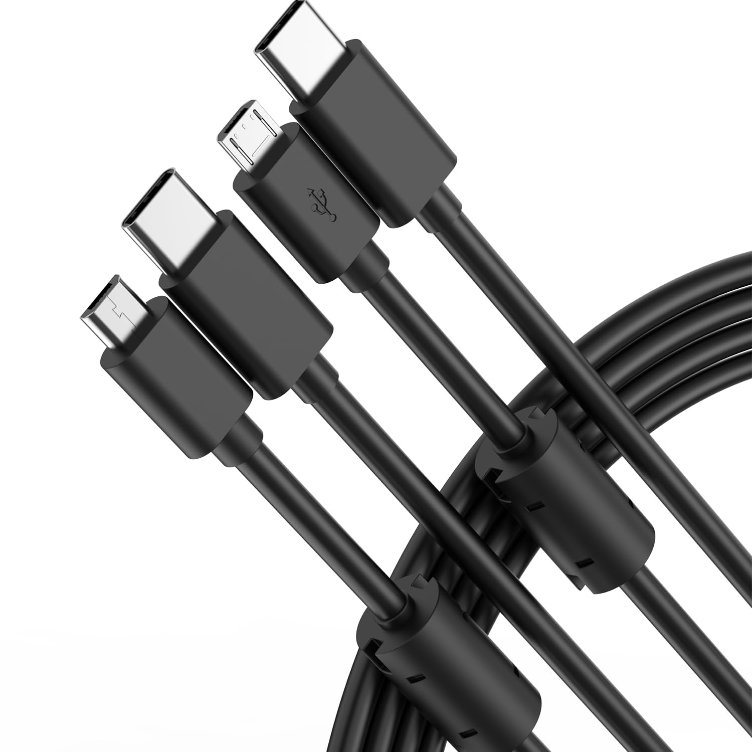 2-Pack USB-C Fast Charger Adapter for Samsung, LG 5FT Cable