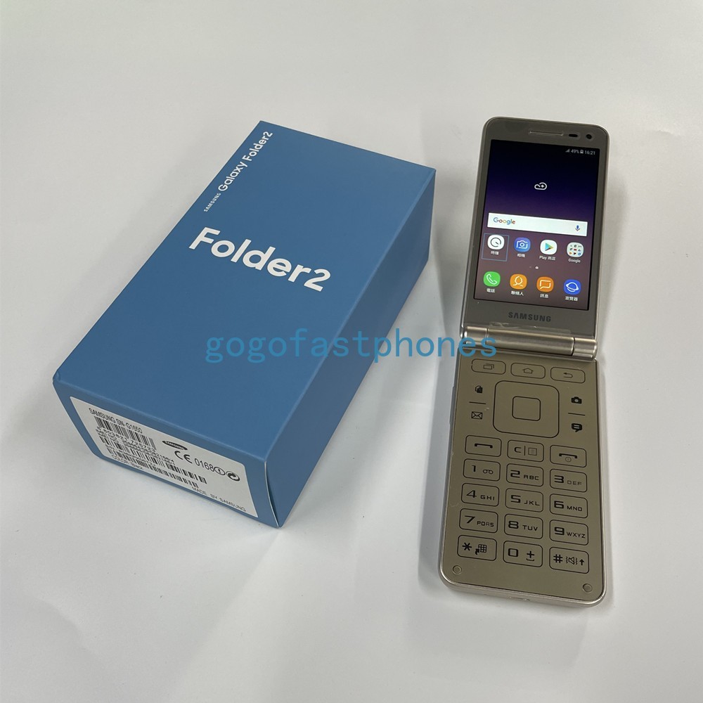 Original Unlocked Samsung Galaxy Folder2 G160N 16GB/32GB ROM WIFI GPS Flip phone