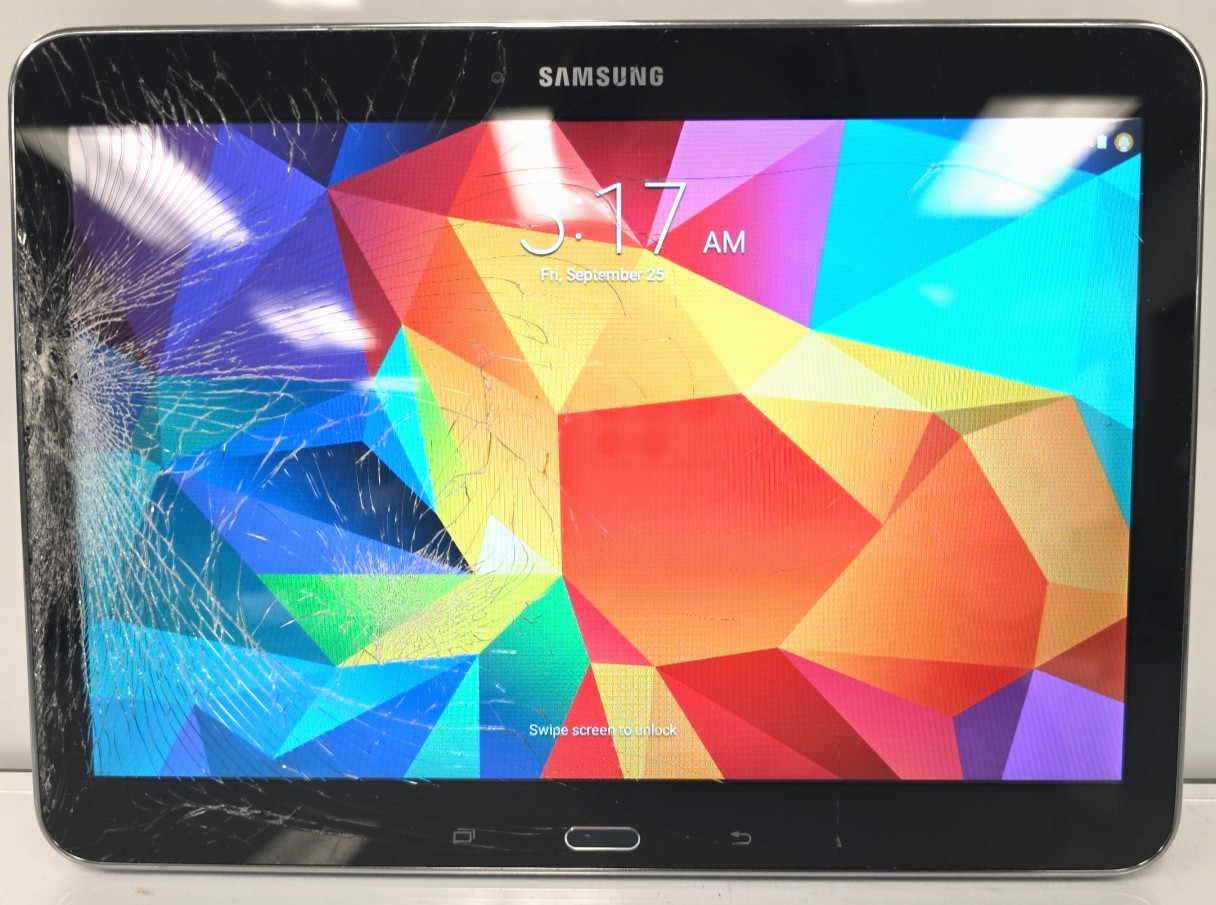 Samsung Galaxy Tab 4| 10.1″| 16GB eMMC| Android 5.0.2| SM-T530NN| Cracked Screen