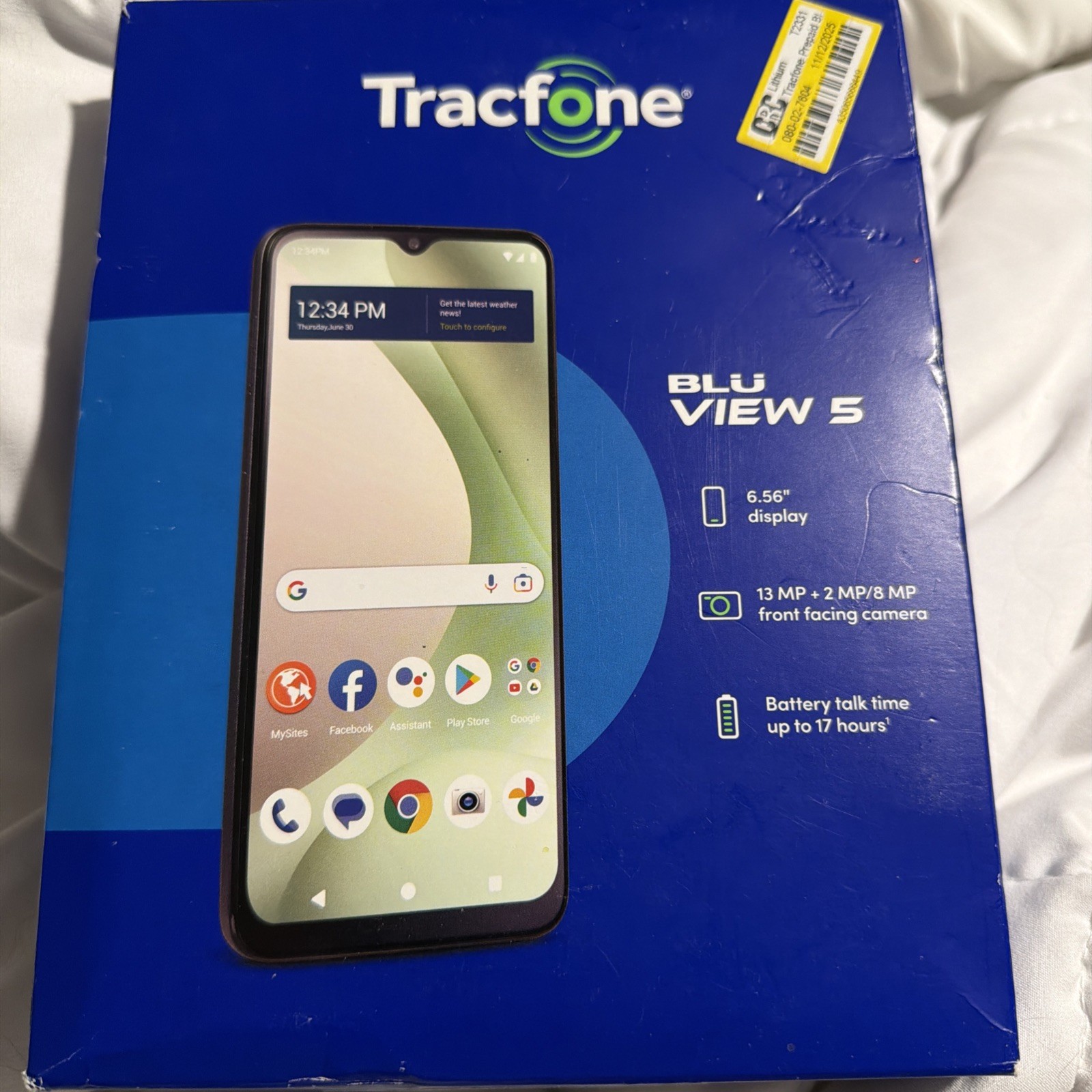 Blu View 5 phone Tracfone Mobile