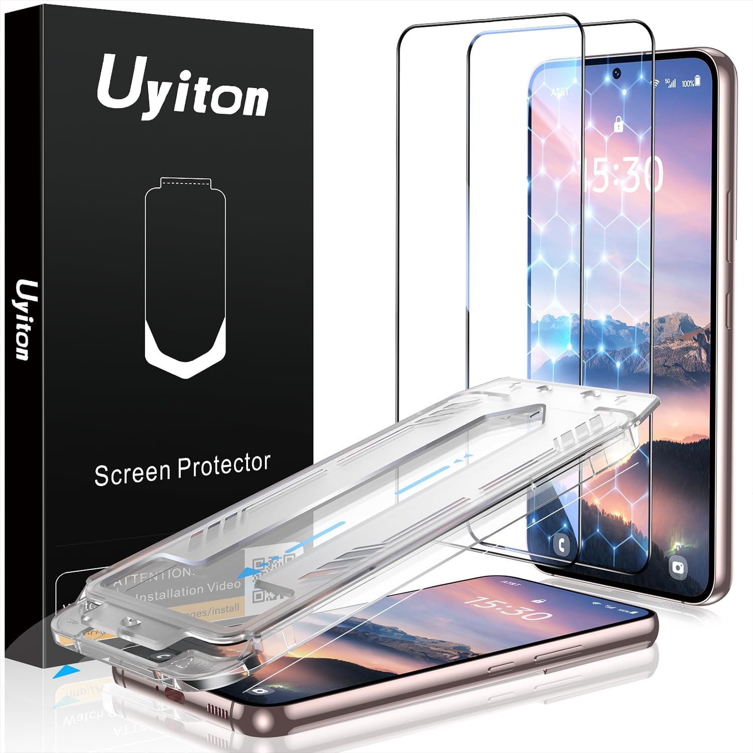 2PCS Screen Protector for Samsung Galaxy S22 Scratch-Resistant Bubble-Free