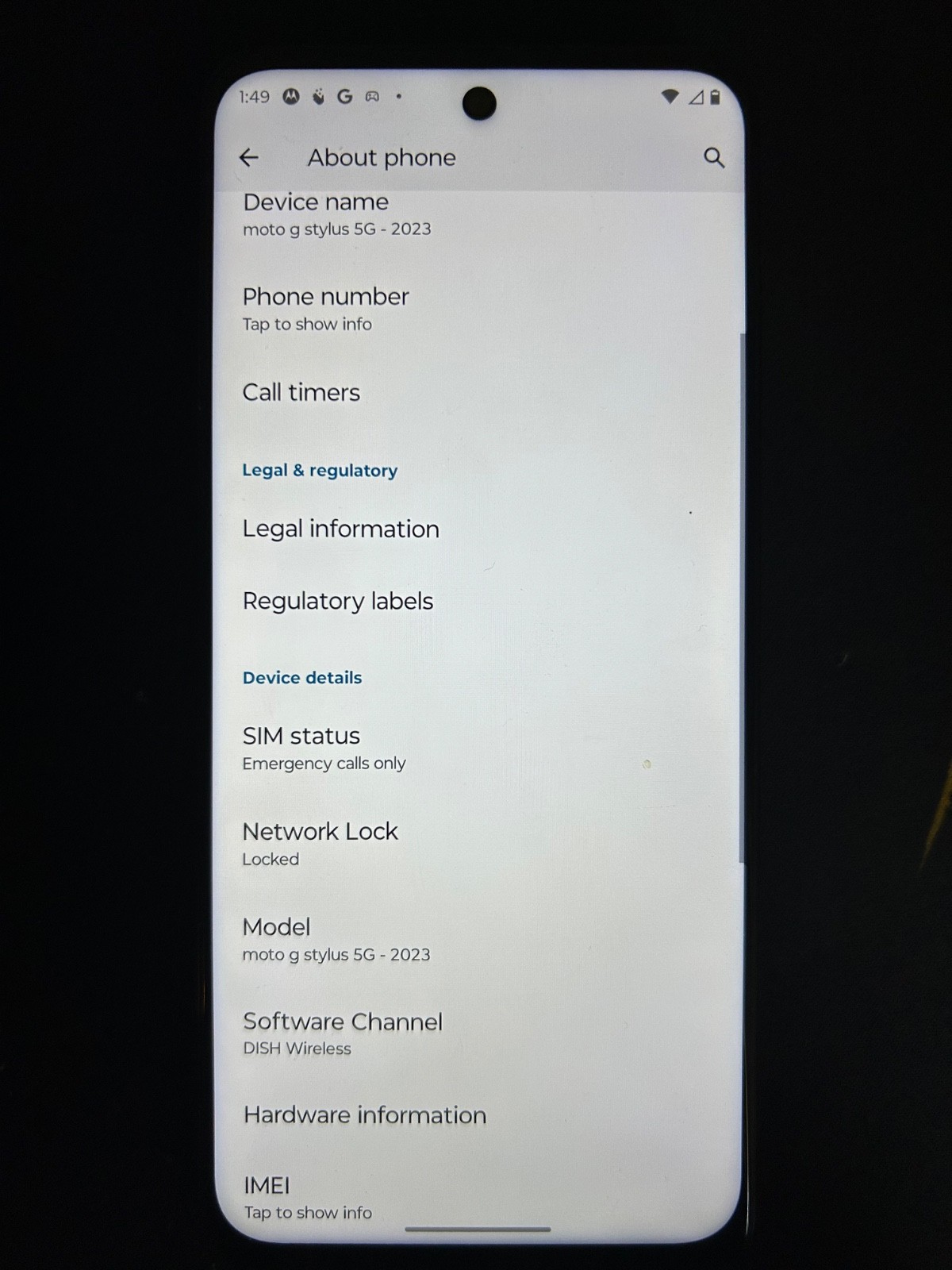 Motorola Moto G 5th Generation