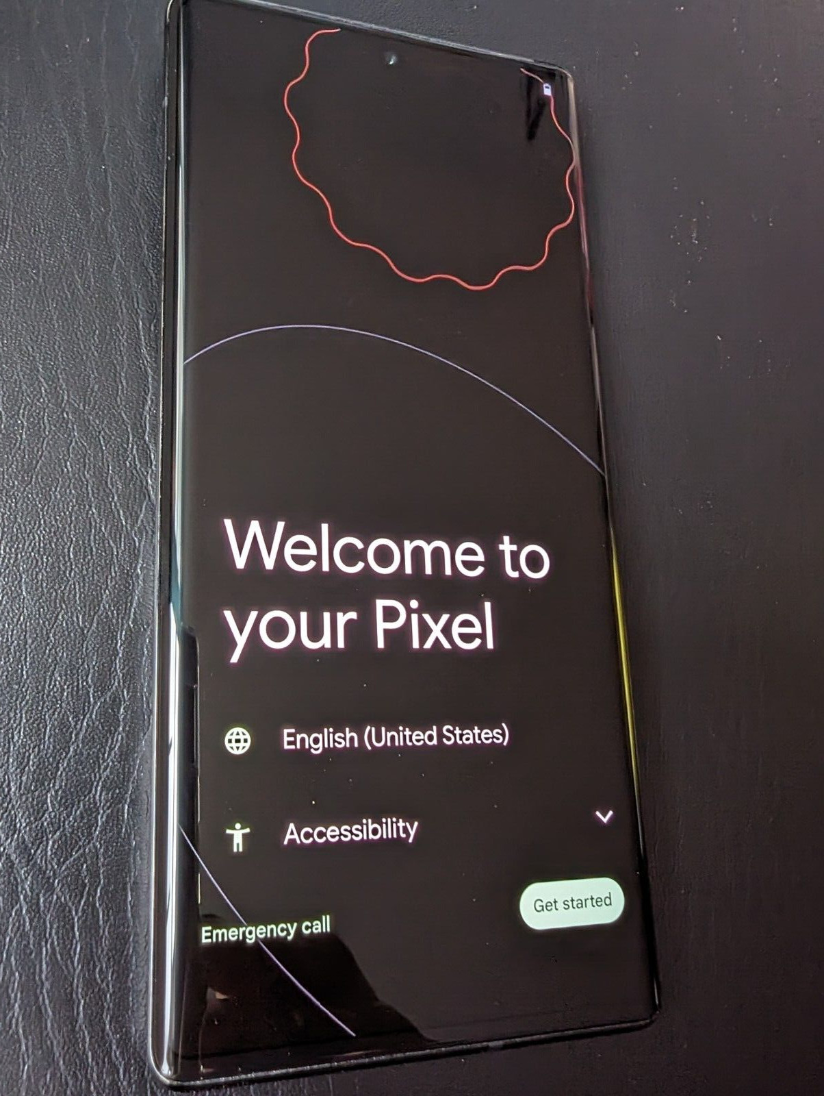 Google Pixel 6 Pro 128GB Stormy Black Unlocked with Bellroy Leather case black