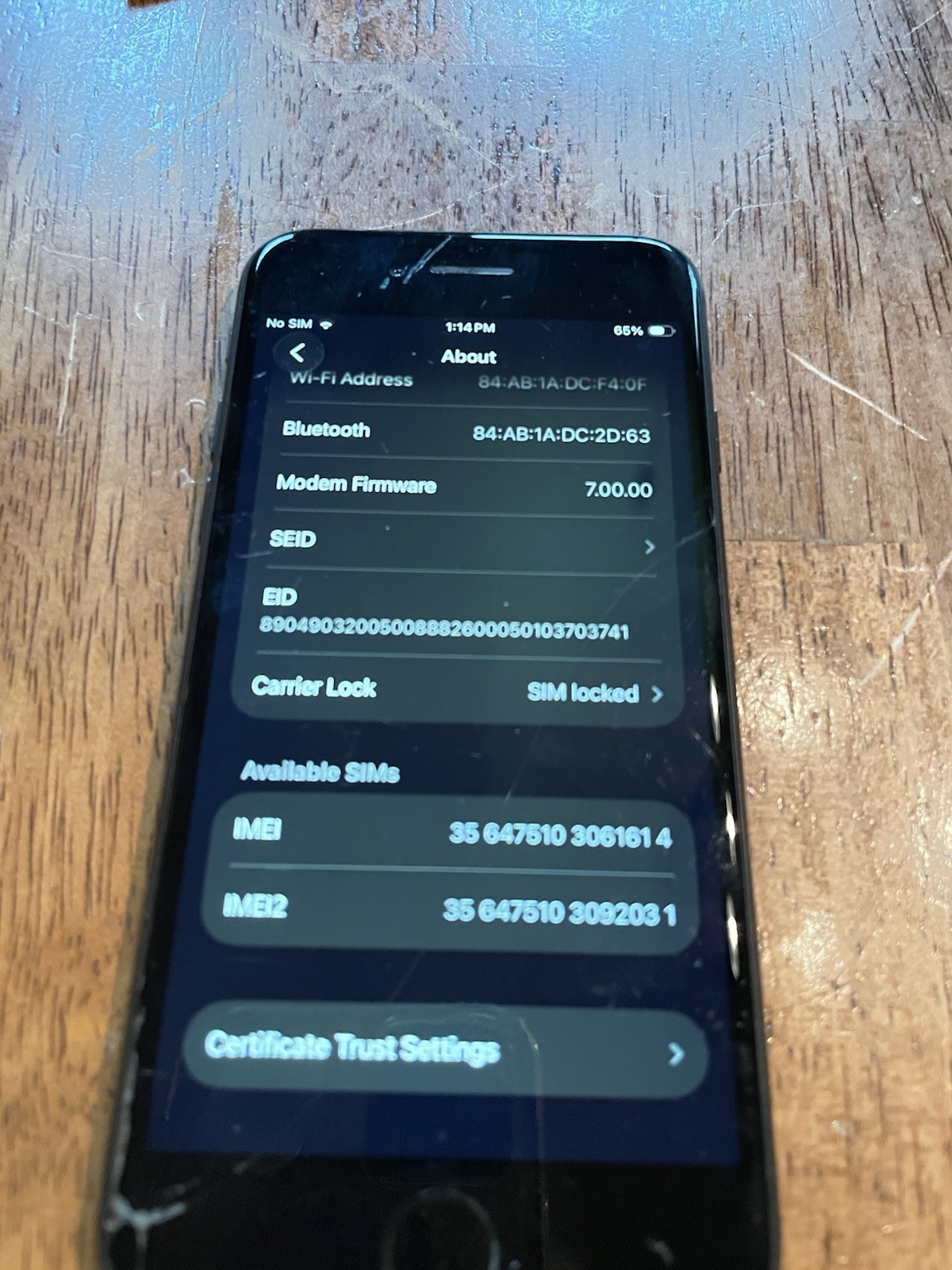 iPhone SE 2nd Gen 256Gb AT&T- Bad Charging Port