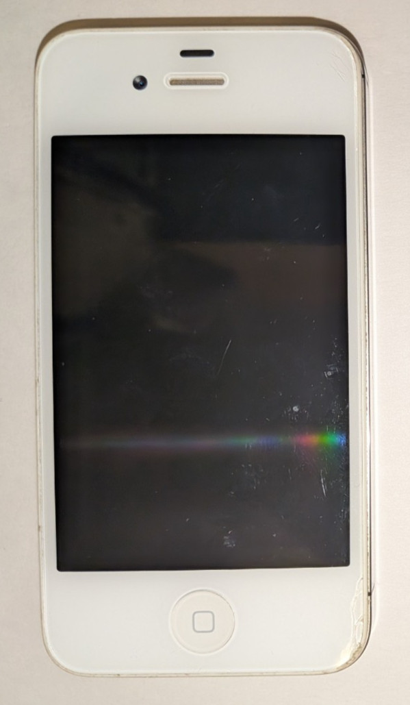 Apple iPhone 4 iOS 6 Verizon CDMA A1349 emc 2422 White 8gb