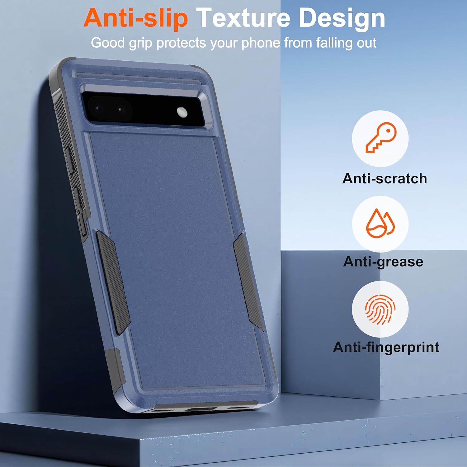 for Pixel 6A Case, Heavy Duty Full-Body Shockproof Case for Google Pixel 6A 5G 6