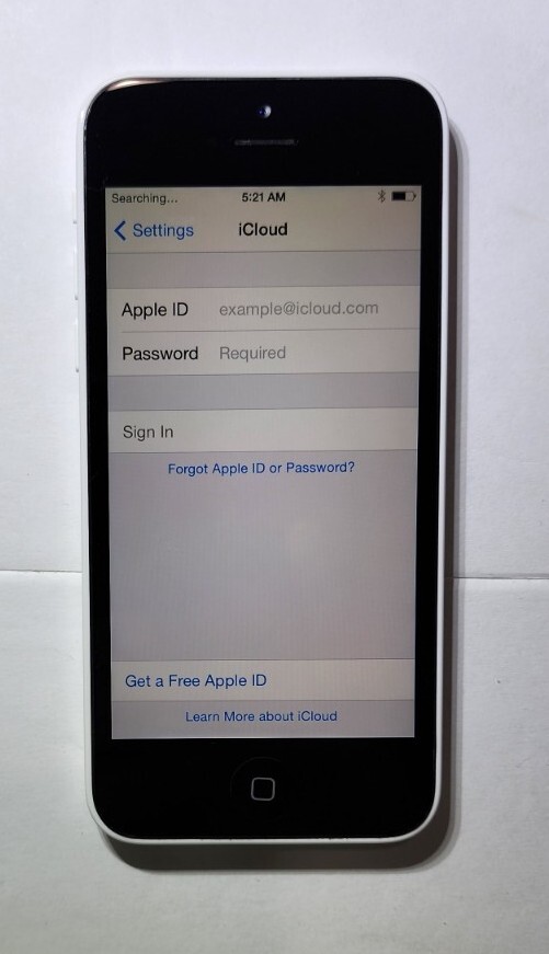 Rare IOS 7.1.2 Apple iPhone 5c – 32GB White CDMA UNLOCKED – LOOKS/WORK EXCELLENT