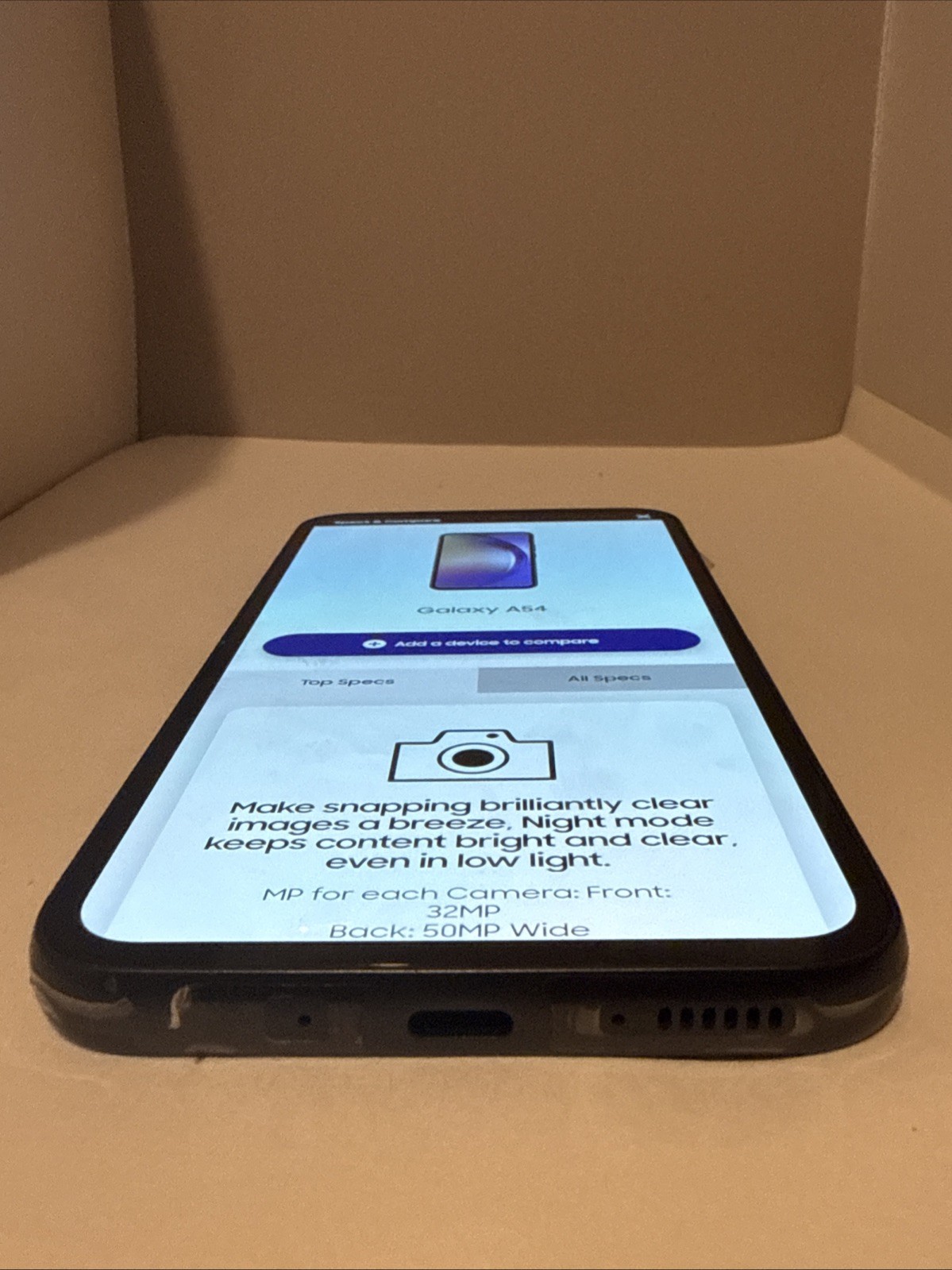 Samsung A54 5G – DEMO UNIT (READ DESCRIPTION)