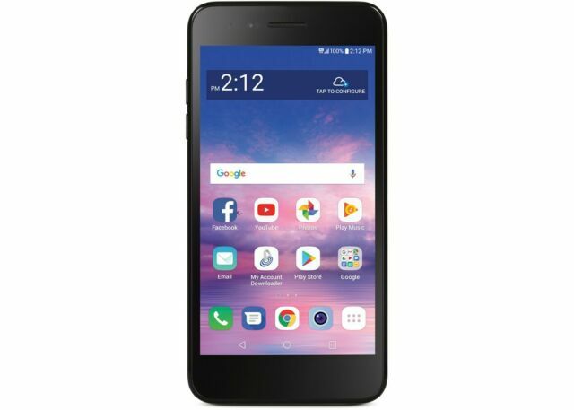 Simple Mobile LG Rebel 4 4G LTE Prepaid Smartphone (Locked) – Black – 16GB -…