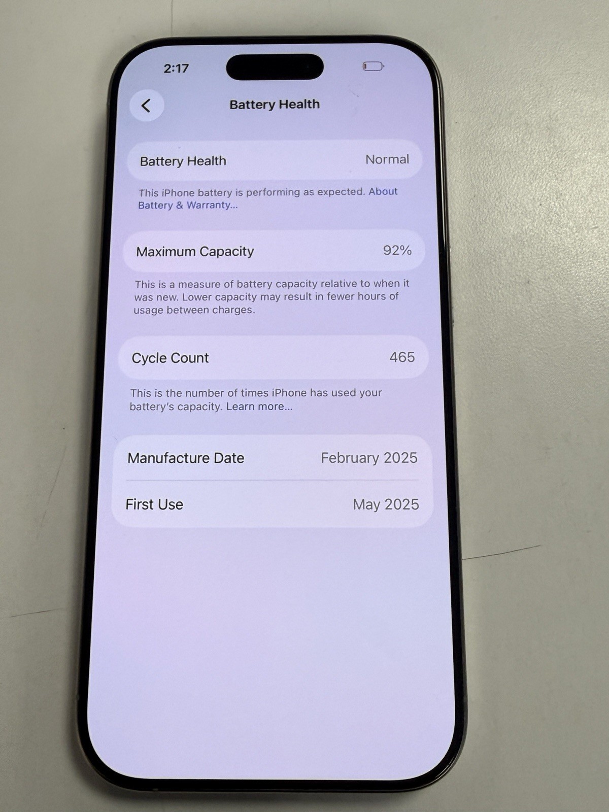 Apple iPhone 16 Pro – 256 GB – Natural Titanium (Unlocked) GOOD