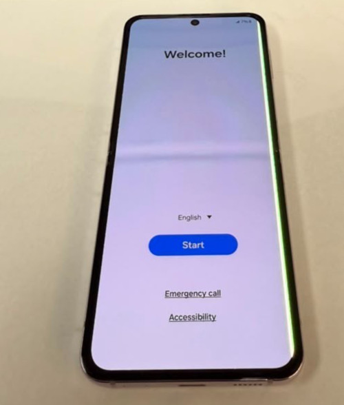 Samsung F731U1 Z Flip5 512GB Lavender Unlocked LCD Line Issue