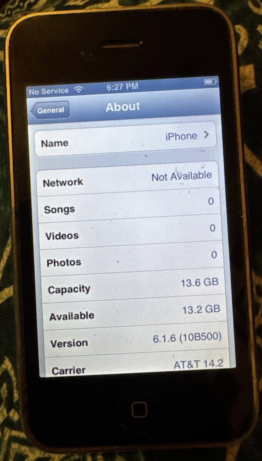 Apple iPhone 3GS 16GB White (AT&T) A1303 (GSM) Fast Ship Very Good Used Cracked