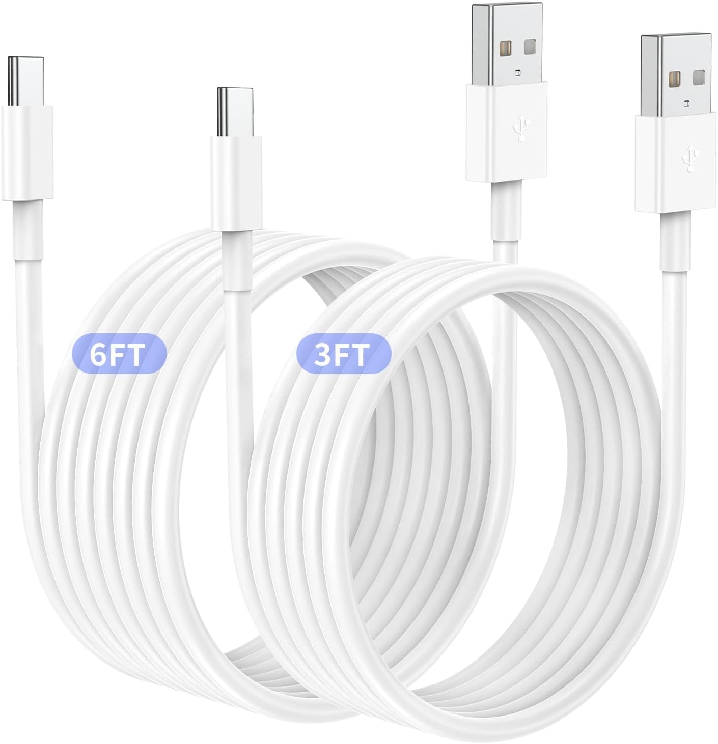 3ft/6ft USB A to USB C Fast Charger for iPhone 17 Pro Max/16 Pro