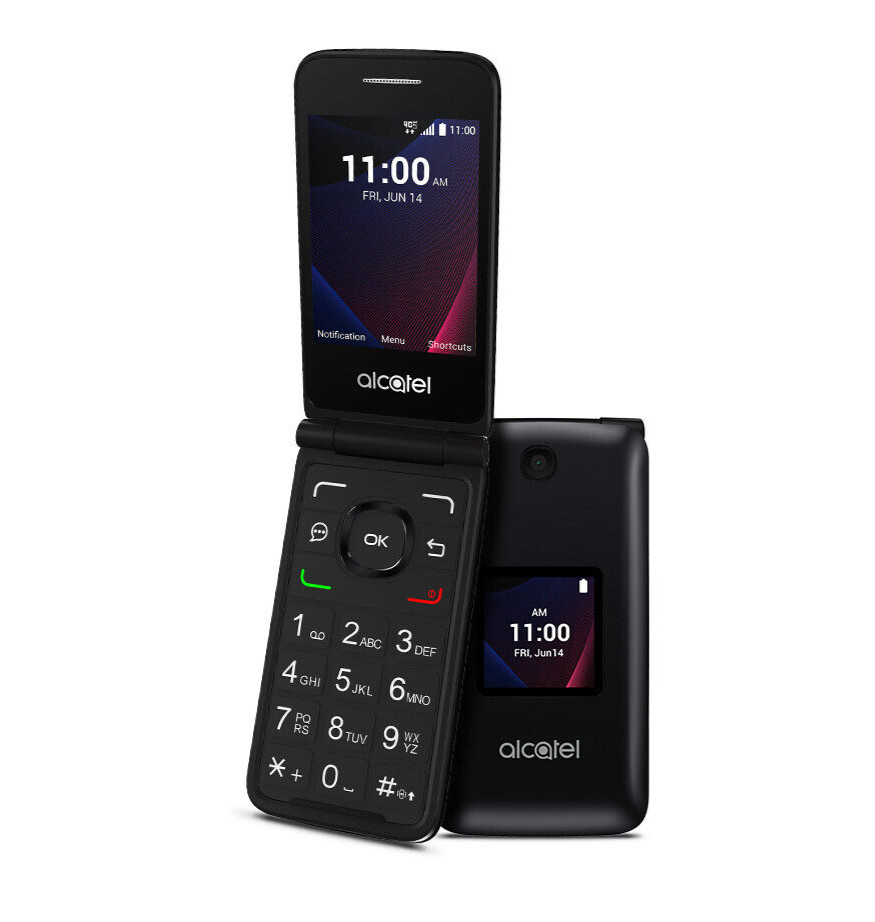Alcatel GO Flip V 4G LTE 8GB Basic Flip Phone for VERIZON +GSM Unlocked (4051S)