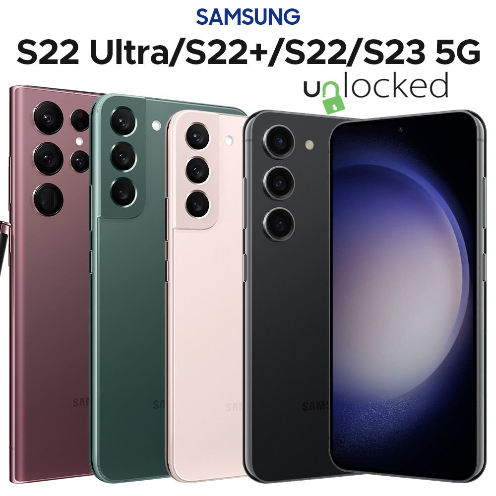 ❗NEW Samsung Galaxy S23 Ultra /S22 Ultra /S22+/S22 5G SM-S918U SM-S908U Unlocked