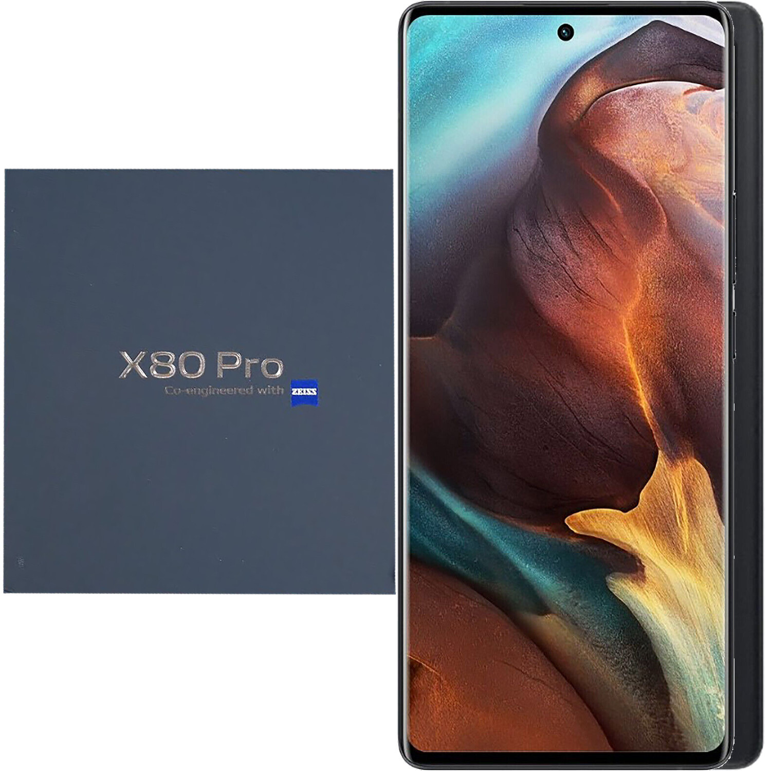 BNIB Vivo X80 Pro 5G Cosmic Black 256GB + 12GB Dual-SIM Factory Unlocked GSM