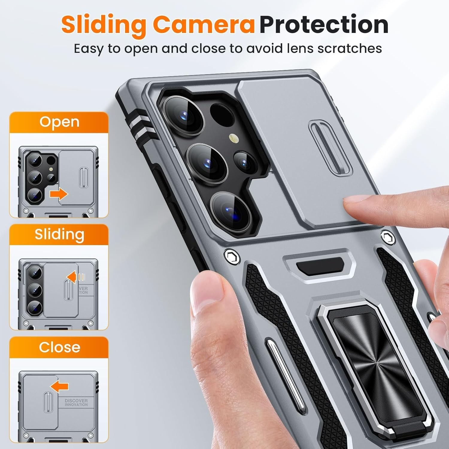 For Samsung Galaxy S24 Ultra Case Military Grade & shockproof Protective cover