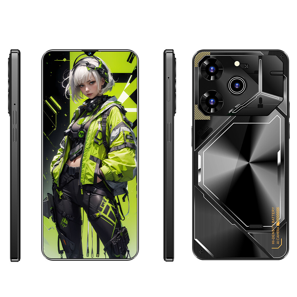 Pova 6 Pro Smartphone Android 6.5” Unlocked 4+64GB 5000mAh 12+24MP Dual Camera