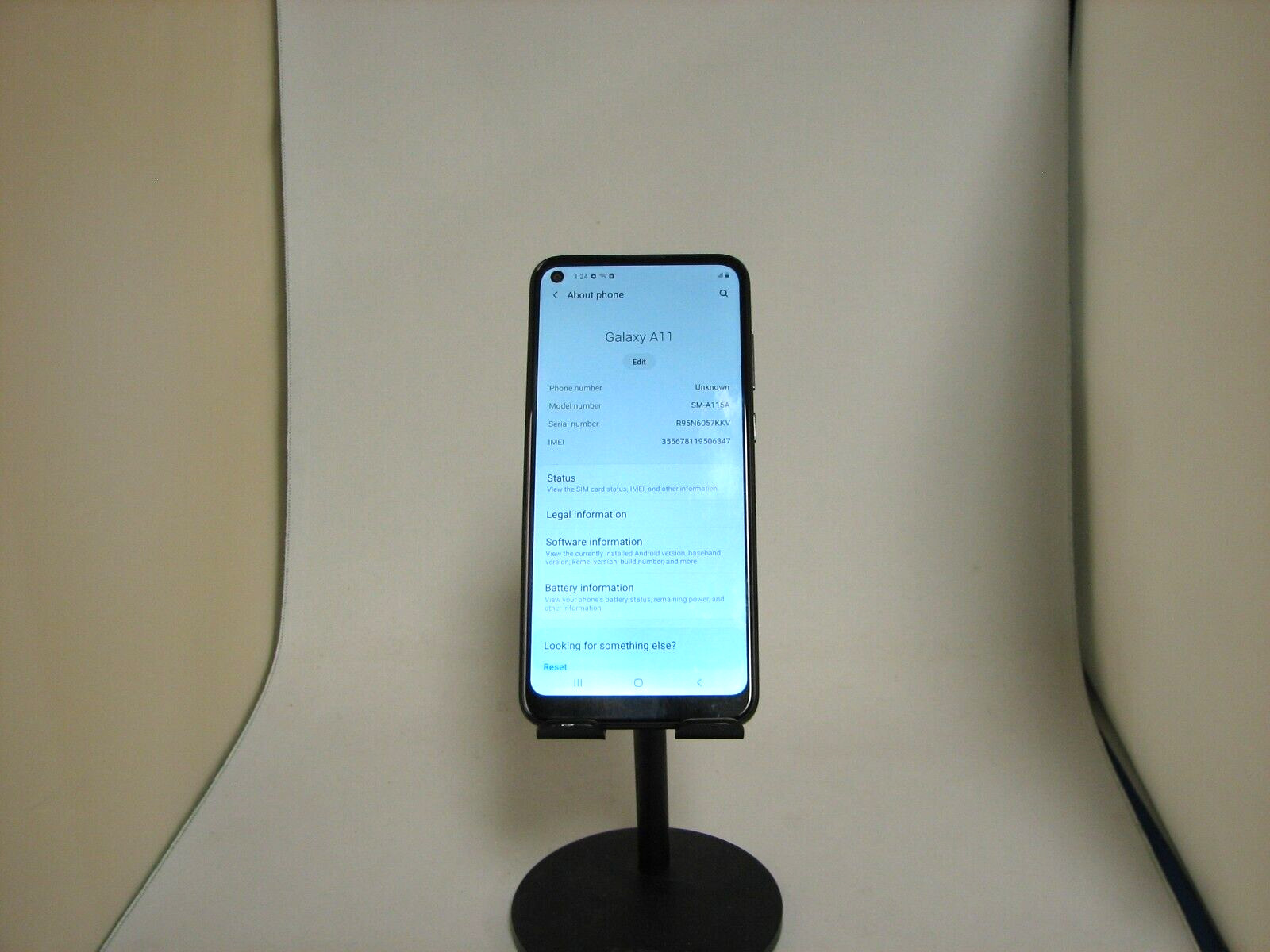 Samsung Galaxy A11 SM-A115U – 32GB – Black (AT&T) (Single SIM)