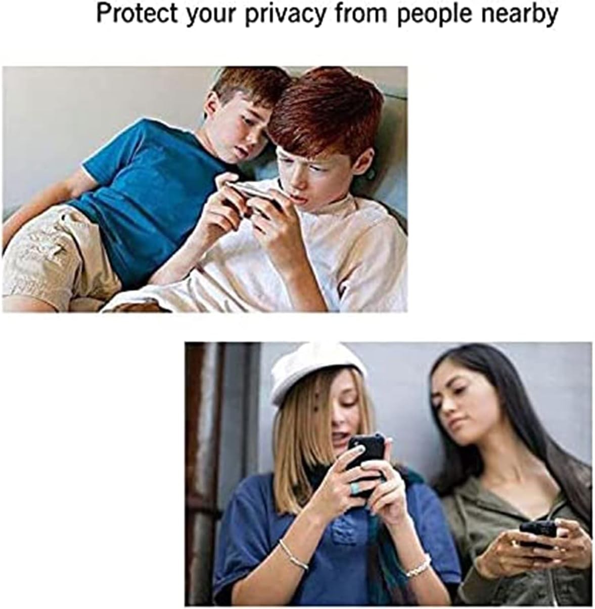 2PCS Privacy Screen Protector & Camera Lens Protector for iPhone 14 Pro 6.1 Inch